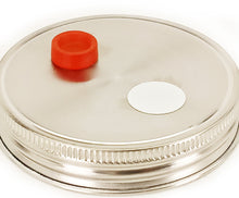 Load image into Gallery viewer, Grain Spawn ProLid - Stainless Steel Metal Wide Mouth Mason Jar Lids
